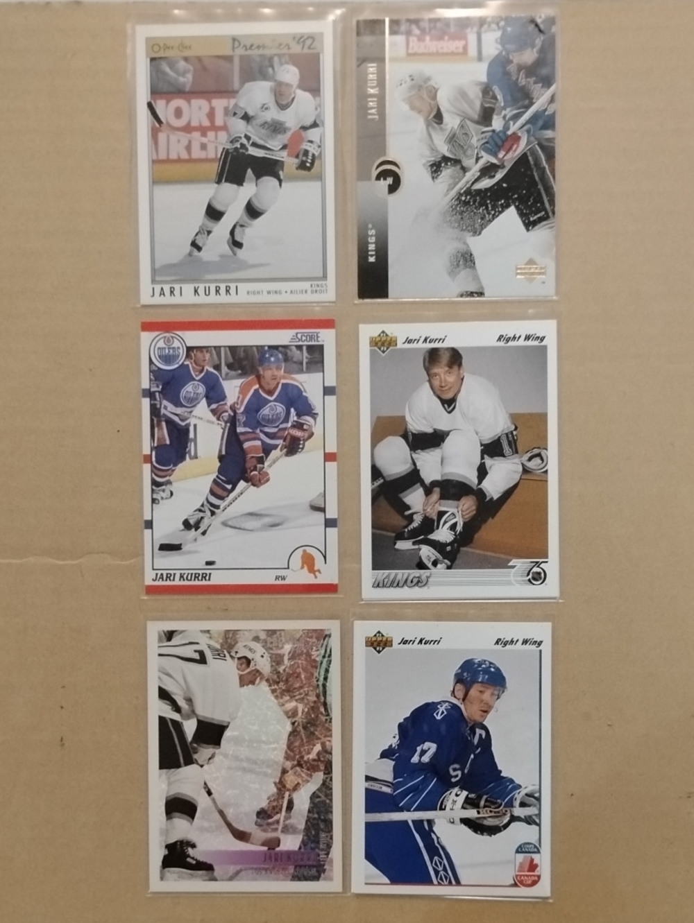 Jari Kurri Hockey Card Set / Finland/ Edmonton Oilers